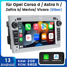 2+64G Autoradio Carplay Android GPS Navi Für Opel Meriva Corsa C D Astra H DAB+