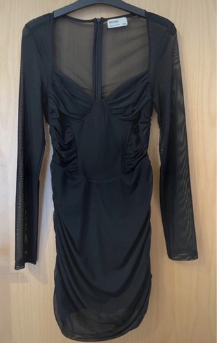 Schwarzes tüllkleid - schwarzes, in