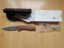 Civivi Backlash Copper  Handle Kupfer Damast Damascus Flipper Einhandmesser EDC