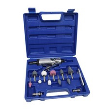 Druckluft Stab Schleifer Schleifmaschine Schleifgerät Fräser Set Multischleifer