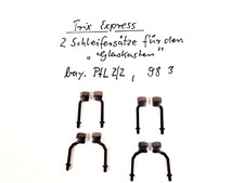 TRIX EXPRESS 2 Schleifersätze für den "Glaskasten" Bay.PtL 2/2, 98.3 Spur H0