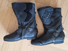 FLM Motorradstiefel schwarz guter Zustand, leichte Gebrauchsspuren