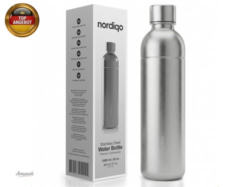 Edelstahl sprudelflasche - sprudelflasche, |