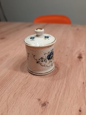 Crown Devon Staffordshire England Dose Blumenmuster