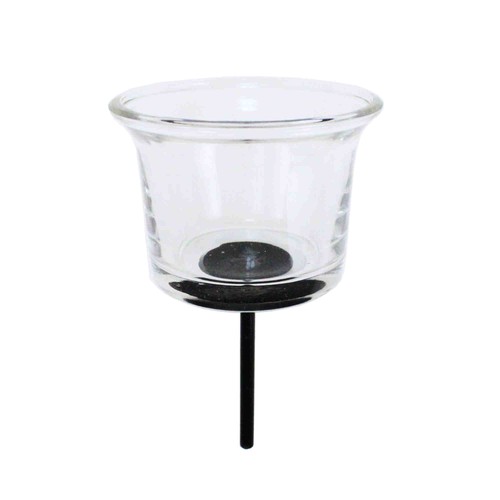 Teelichthalter stecker glas - teelichthalter,