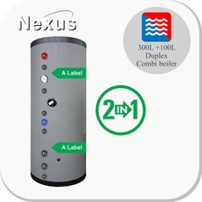 Edelstahl Puffer Speicher Wärmepumpenspeicher 25 - 1000 Liter wandhängend