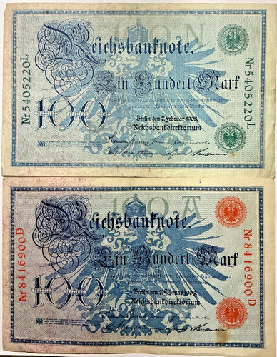 Deutsches reich 100 - , mark