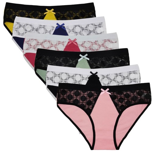 6er set damen slips hipster - 6er,
