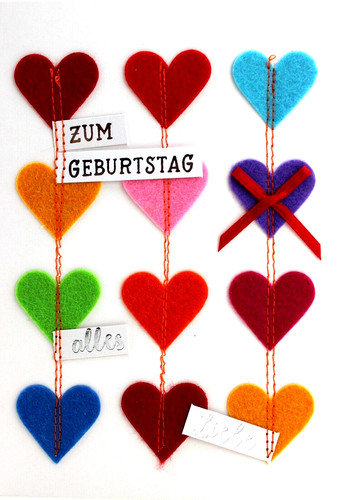 Geburtstagskarte handarbeit - geburtstagskarte,