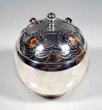 PRALINEN SILBER DOSE KUGELFORM