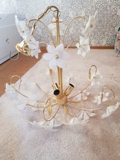 Murano Blüten Deckenleuchte  Deckenlampe Kronleuchter Lampe Leuchte