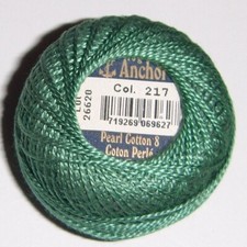 Farbe 217 Anchor Perlgarn 8 Stickgarn Hardanger 10 Gramm