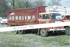 Zirkus-Foto DDR Oldtimer VEB LKW Jelez Pritsche Plane Circus Berolina