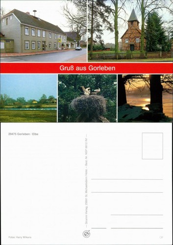 Ansichtskarte gorleben kirche - gorleben,