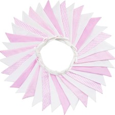 Wimpelkette /Girlande /  Stoff Wimpel / Geburtstag / Deko für das Hausbett