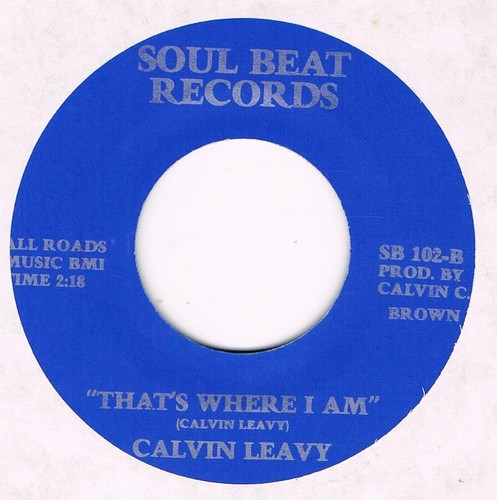 Calvin leavy that where am - leavy,