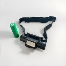 Kopflampe LED Akku 18650 USB-C