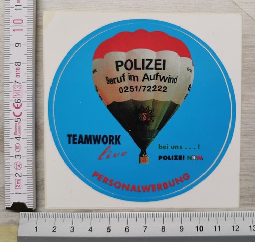 Sticker aufkleber polizei nrw - aufkleber,