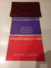 Porsche 911 Turbo + Carrera Betriebsanleitung, Garantie, Wartung, Bordmappe