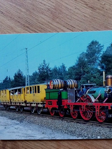 Postkarte lokomotive adler - postkarte,