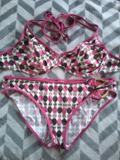 Chicer LASCANA Damen Bügel - Bikini  Fb . Bunt Gr . 40 D  NEU !   D3