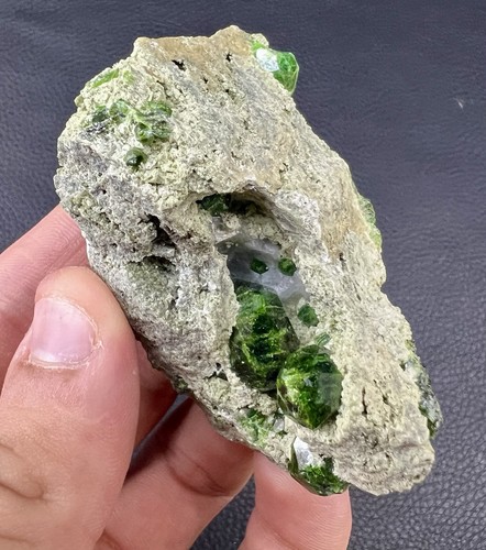 Granat grün demantoid aus - granat,