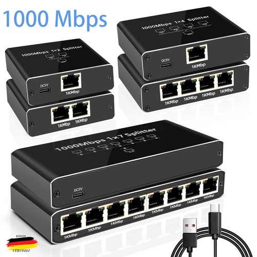 Lan splitter auf gigabit - lan,