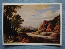 Ansichtskarte Postkarte AK David Teniers Flußlandschaft VEB Seemann Leipzig