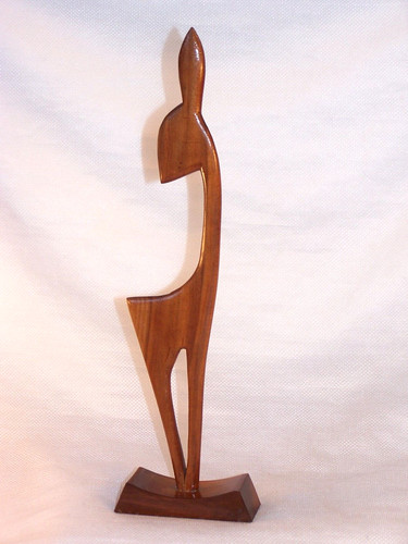 Bambi holz figur - bambi, holz-figur