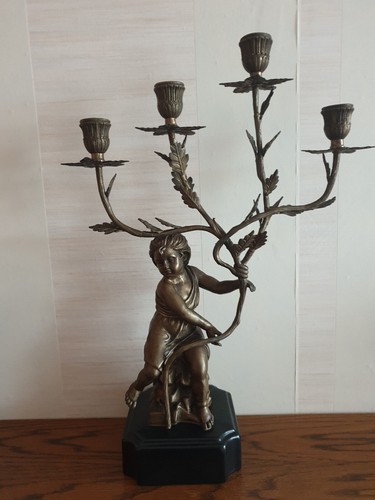 Metall figur putto putte - metall,
