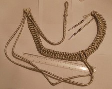Fangschnur Adjudanten silbern