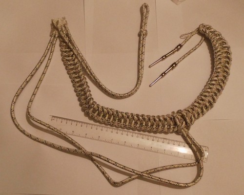 Fangschnur adjudanten silbern - fangschnur,