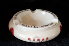  Rinas feine Zigarren Tabakwarenfabrikate Aschenbecher Fritz Meilchen Dillingen 