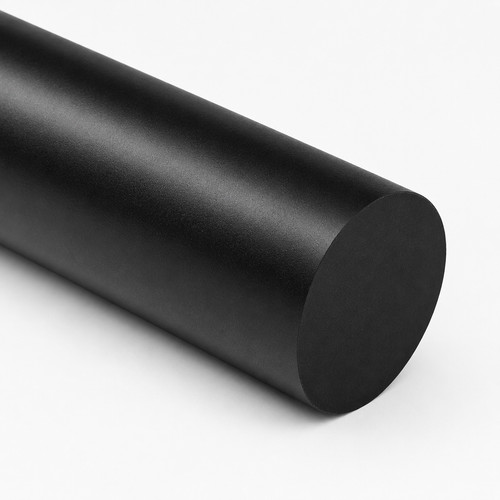 Pa6g schwarz rundstab 110mm - schwarz,