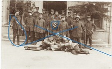 1WK Gaskrieg - Sturmtruppe mit Stalhelm und Gasmaske ( mit Schlauch ! )