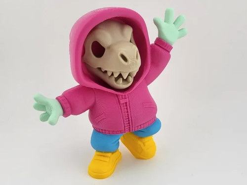 Dino mini figur skelett - dino,