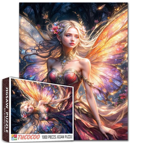 Elegante fee königin puzzle - königin,