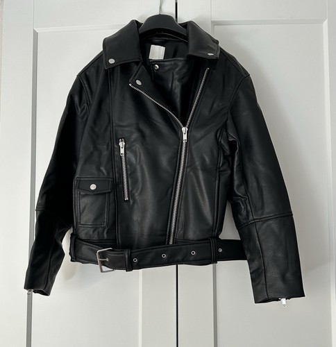 Lederjacke gr m - h&m, lederjacke,