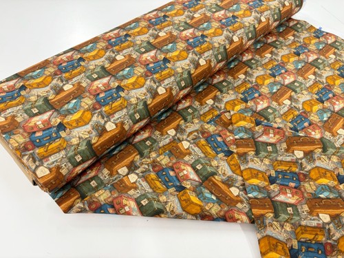 Vintage koffer baumwollstoff - vintage,