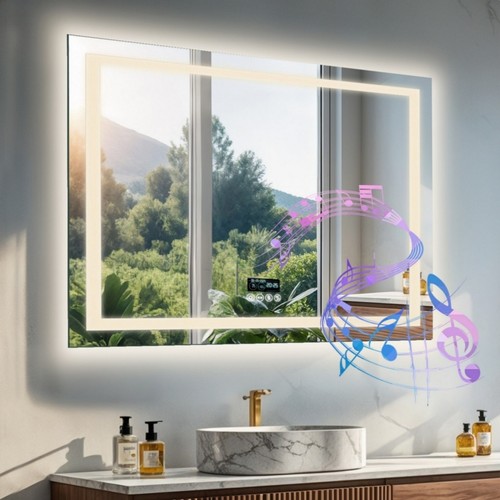Bluetooth badspiegel led uhr - bluetooth,