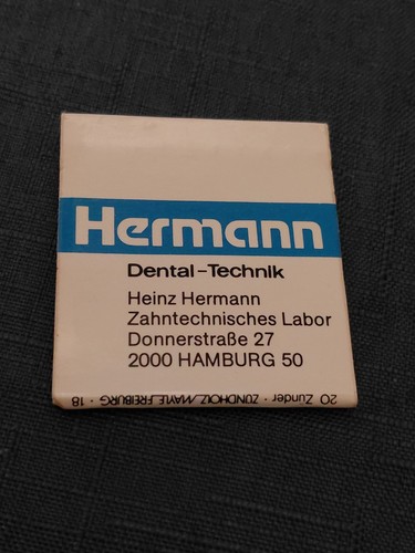Streichholzheftchen dental - dental,