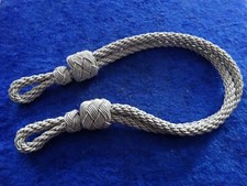 Schnur Mützenkordel Schirmmütze silber BGS  NVA Wehrmacht Offizier Sturmriemen 