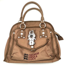 George Gina Lucy GGL Haute Hip Damen Handtasche Umhängetasche Braun