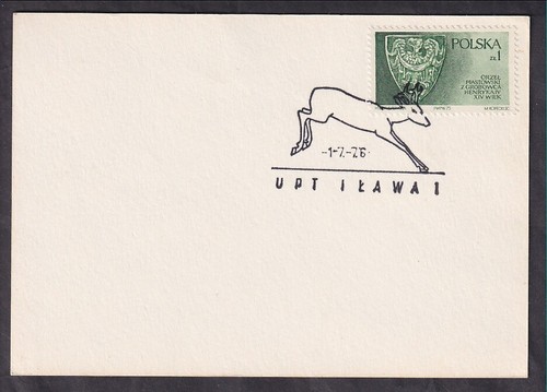 Sonderstempel hirsch reh 1976 - reh,