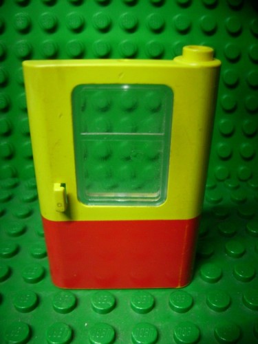 Lego eisenbahn tür gelb rot - 1, gelb-rot