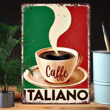 Blechschild Kaffee Coffee