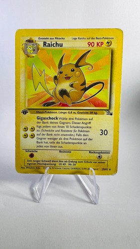 Raichu edition 62 rare - edition, 29/62