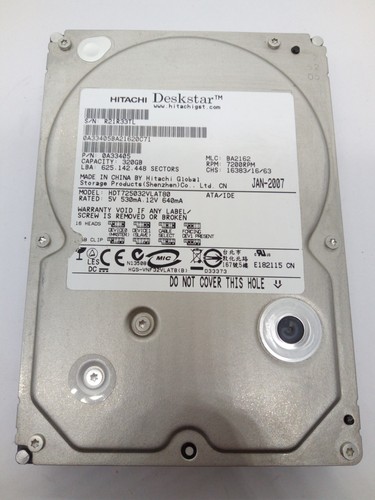 Hitachi deskstar 320gb - hitachi,