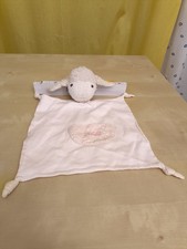 STEIFF Schmusetuch Kuscheltuch Schnuffeltuch Schaf rose weiß 