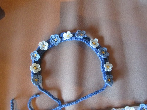 Haarkränzchen haarband blau - haarkränzchen,